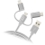 JOBY JB01818 - Kabel ChargeSync 3w1 1,2m Space Grey